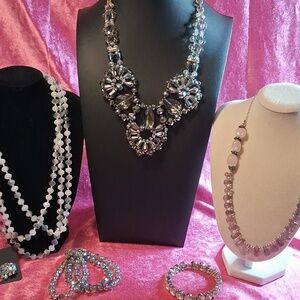 Crystal Jewelry Lot Featuring Austrian Crystal AB Earrings